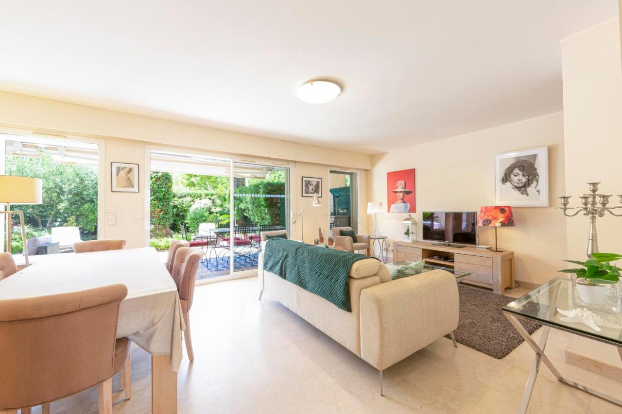 Apartment 2 Bedrooms2 Bathroomsdouble Terrace & Garden In Palm Beach Area Кан Екстериор снимка